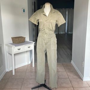 PISTOLA Grover Button-Front Utility Jumpsuit Size Medium
